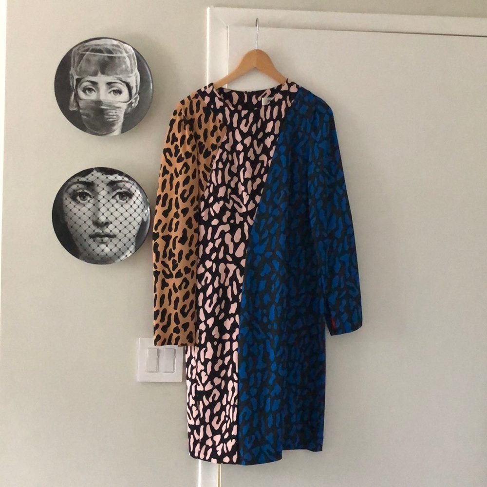 Diane Von Furstenberg leopard dress size 4